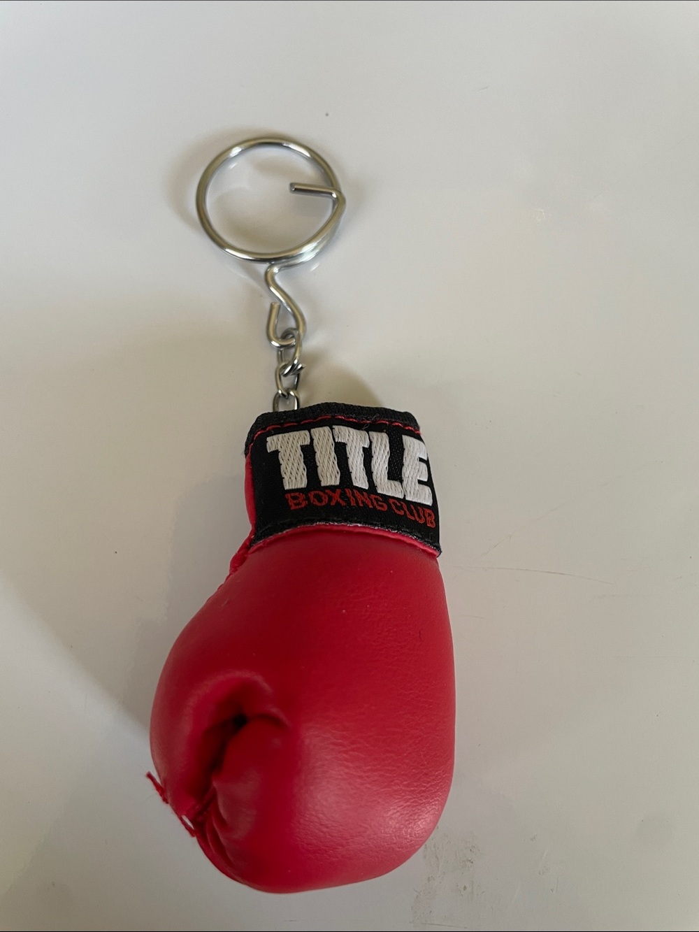 Red Mini Glove Keychain